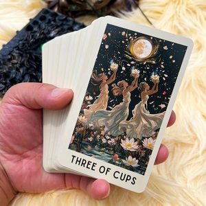 Cartes de tarot modernes, jeu de divination oraculaire, cartes de tarot florales uniques, tarot de sorcière moderne <span class=keywords><strong>pour</strong></span> les débutants et les lecteurs expérimentés - Product Image 4