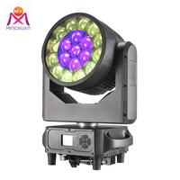 Iluminación de Escenario para Exteriores, Cabezal Móvil LED con Zoom de 19x40W, Resistente al Agua, RGBW