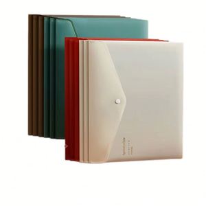 X515 - Carpeta de Archivo Retro de Marca ODM al por Mayor, Bolsa para Documentos A4, Bolsa para Guardar Pruebas, Carpeta de Plástico PP Impermeable, Material de Oficina - Product Image 4