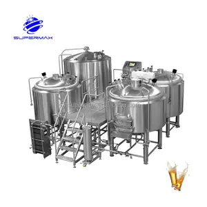 500L 1000L 2000L de acero inoxidable mash tun lauter tun brew kettle 3 recipiente de cocción de equipos de cerveza