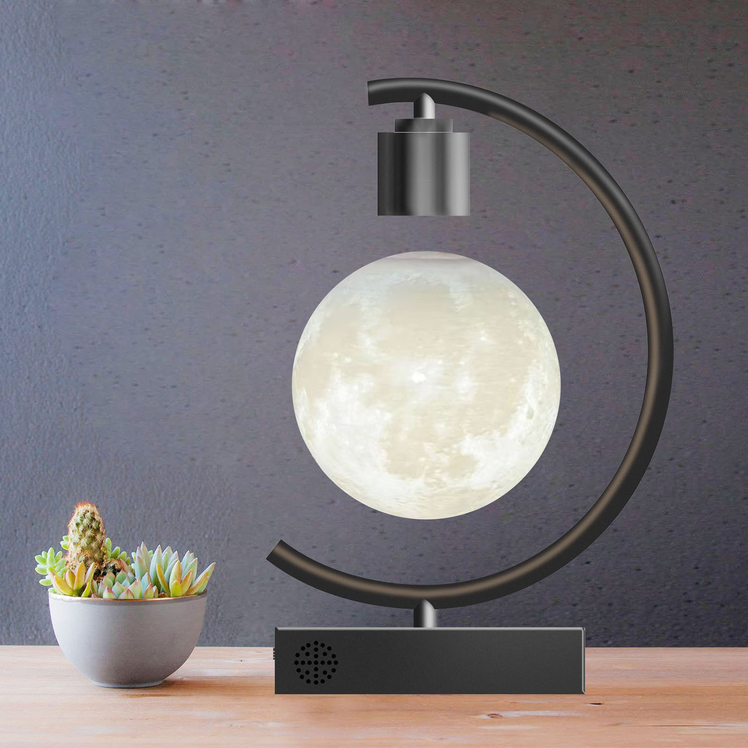 2023 Magnetic Levitating Moon Lamp - LED Table Light