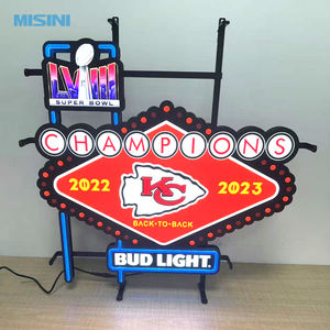 Özel Modern stil aydınlık Neon LED vitrin rafı meşrubat dolum makinesi & şarap zemin <span class=keywords><strong>stand</strong></span>ı ile demir bira şarap ekran için KC Neon tabela - Product Image 1