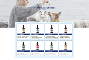 Huile de chanvre biologique en gouttes liquides à marque privée OEM avec vitamines pour soulager la douleur, utilisation pour chiens et chats, gouttes d'huile de chanvre à marque privée - Product Image 5