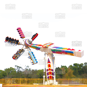 El mejor fabricante Wild Twister Rides Thrill Funfair Parque temático al aire libre Molino de viento de velocidad Atractivo Top Scan Ride para la venta - Product Image 2