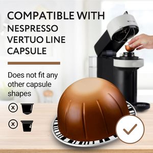 <span class=keywords><strong>Porte</strong></span>-capsules de café sous les armoires pour dosettes de capsules <span class=keywords><strong>Nespresso</strong></span> VertuoLine Bandes adhésives fortes pré-appliquées à monter sur les murs - Product Image 5