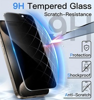 2026 Nouveau 360 °   Verre anti-espion pour Apple iPhone 17 16 15 14 13 Pro Max Plus, protection d'écran de confidentialité 2.5D