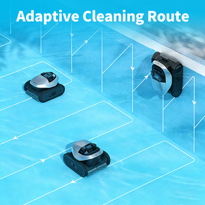 روبوت تنظيف حمامات ذكي جديد لعام 2026 مع خاصية تخطيط المسار الذكي، يعمل لاسلكيًا وتنظف تحت الماء تلقائيًا مع وظيفة تسلق الجدران - Product Image 3
