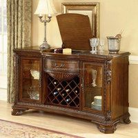 Table console design American Country Table de salon Table en bois Structure baroque en bois massif Table console antique