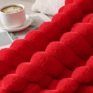 Venta al por mayor dibujo de pelo de conejo en Stock tela de felpa cómodo suave clásico de punto de urdimbre para niños impreso 75d recuento de hilos - Product Image 4