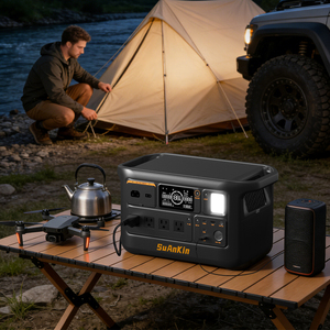 Generador <span class=keywords><strong>Solar</strong></span> de 1500W con Certificación CE, Batería LiFePO4 de 960Wh, Estación de Energía Portátil <span class=keywords><strong>para</strong></span> Respaldo Doméstico y Camping al Aire Libre - Product Image 4