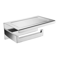 Porte-rouleau de papier toilette mural en acier inoxydable, support de rangement pour mouchoirs de cuisine, accessoires de salle de bain antirouille