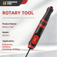 Outil rotatif filaire KD7011 à vitesse réglable, mini-meuleuse pour gravure, découpe, perçage, projets de bricolage