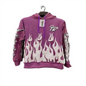 Sweat à capuche unisexe personnalisé 2025, coupe classique, 550 GSM, effet délavé vintage, 100 % coton, pour l'hiver, vente en gros - Product Image 1