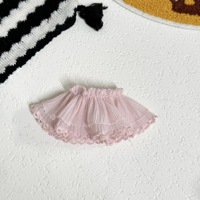 Série Joyfull Fantasy 1ère, 2ème et 3ème Génération, Jupe Courte Double Couche en Dentelle et Gaze de 15 cm, Accessoires pour Poupées Longues Style Forêt