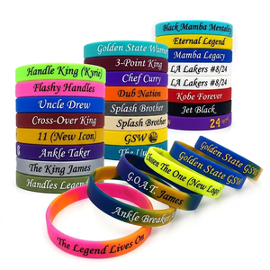 Regali Personalizzati, Braccialetti in Silicone Goffrato per Sport, Gioielli Personalizzati, Bracciale da Uomo - Product Image 1