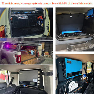 2500 डब्ल्यू हाइब्रिड इनवर्टर चार्जर सिस्टम 48v 2.7kwh सौर ऊर्जा दोहरी आउटपुट - Product Image 3