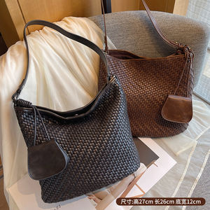 编织袋工厂批发大容量购物手提袋，带定制印花男女标志 - Product Image 6