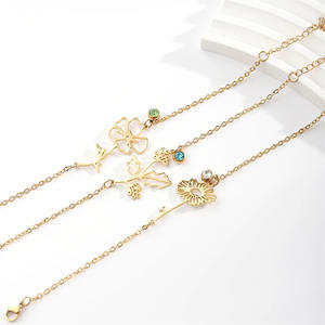 Fashionable 12 Months Flower Birthstone <strong>Bracelet</strong> for Women Girls Gift for <strong>Bestfriend</strong> Mom - Product Image 3