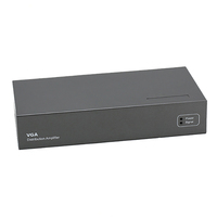 Boîtier de répartiteur vidéo personnalisé en alliage d'aluminium IP54 noir anodisé, avec trous découpés au laser, taille personnalisable, ISO9001