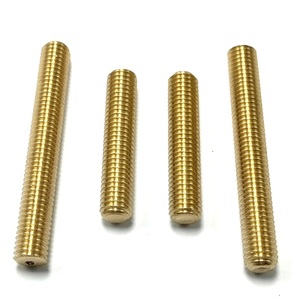 Barra roscada de latão Eixo de rosca completa <span class=keywords><strong>Rod</strong></span> Stud DIN 975, ISO 4032, ASTM B16, JIS H3250 personalizado todo o comprimento disponível - Product Image 3