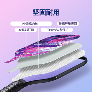 Juego de Palas de Pickleball Vinsguir VG-03 de Fibra de Carbono de 16 mm, de Fibra de Vidrio, para Entrenamiento y Entretenimiento, con Bolsa de Transporte - Product Image 2