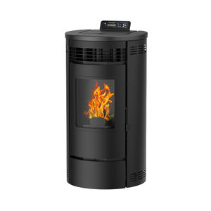 NB-PR 9KW Écologique Style Moderne Rond Poêle Autoportant Cheminée Intérieure avec WIFI Télécommande Biomasse <span class=keywords><strong>Bois</strong></span> Pellet - Product Image 1