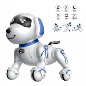 2024 new Educational Toys remote control robot dog intelligent dog robot Ai Rc Programming Remote Control Stunt Robot Dog