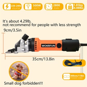 Tondeuse Électrique Professionnelle 500W pour Moutons, Alpaga et Chèvres, 6 Vitesses, pour Toilettage du Bétail - Product Image 4