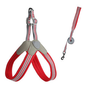 Arnés de lujo para perros sin tirones, chaleco de malla ventilada suave reflectante y ajustable para perros y gatos pequeños y medianos - Product Image 1