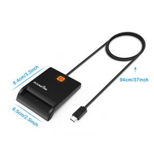 Lecteur de carte intelligent USB-C directement de l'usine pour mobile, ordinateur portable, <span class=keywords><strong>Macbook</strong></span>, ordinateur de bureau - Product Image 6