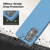 Coque de téléphone portable biodégradables pour iPhone, nouvelle coque en Fiber de blé naturelle écologique en Fiber de bambou, pour Samsung