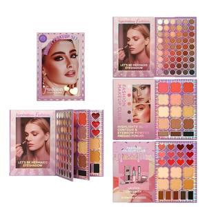 Kit de maquillaje Mineral vegano multifuncional, paleta facial con acabado metálico, juego de libros de maquillaje en polvo, pigmento alto Libre de crueldad, 20g - Product Image 5