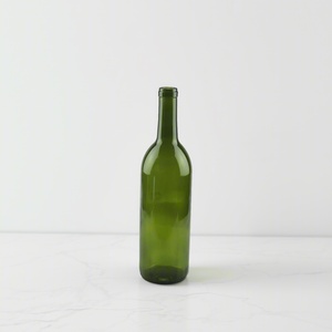 Botella de Vidrio Verde de 750 ml al por Mayor para Vino con Sello de Corcho para Serigrafía de Marca, para <span class=keywords><strong>Brandy</strong></span> y Otros Usos - Product Image 1