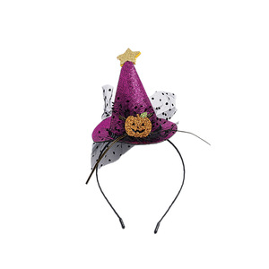 Serre-tête lumineux en plastique avec nœud papillon pour Halloween, accessoires de costume amusants, accessoires photo, décoration de cheveux - Product Image 5