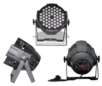 UNOXINE Projecteur LED PAR 54 3W RGBW en aluminium de haute qualité avec contrôle DMX512 IP33 Ra90 CRI - Pour éclairage de discothèque/club