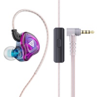 Casque intra-auriculaire QKZ AK8, fil de cuivre haute pureté, son puissant, connecteur en L, appels mains libres, jeu
