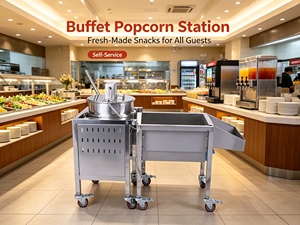 Industrielle Gaspopcornmaschine für Snackfabriken <span class=keywords><strong>mit</strong></span> Hoher Produktionskapazität - Product Image 1