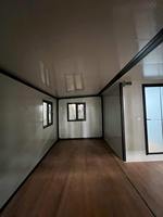 Maison préfabriquée extensible écologique de 20 pieds, villa conteneur à double aile avec grande fenêtre pour l'hébergement de vacances en station balnéaire