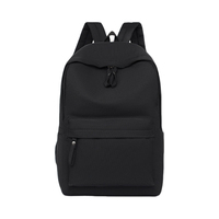 Vente en gros de sac à dos d'étudiant à la mode sac à dos simple et étanche pour ordinateur portable sac d'école en nylon avec logo personnalisé bon marché unisexe