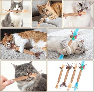 Bâton à mâcher interactif en vigne argentée naturelle <span class=keywords><strong>pour</strong></span> chat, avec plume, corde de jute et fruit de raphia, <span class=keywords><strong>pour</strong></span> chatons et <span class=keywords><strong>chats</strong></span> <span class=keywords><strong>adultes</strong></span>, vente en gros - Product Image 5
