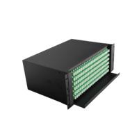 Panel Patch Fiber Optik 96-Core 96-Port SC/APC Lengkap dengan Peralatan Penyambungan Kabel TV Siaran