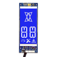 Afficheur d'appel extérieur pour cabine d'ascenseur MAIJING MCTC-HCB-D1/D2, taille personnalisée, écran LCD FSTN, luminosité 300 cd/m², montage sur rail DIN