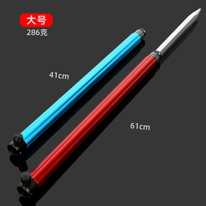 Lavabo de cebo multifunción de aleación de aluminio para pesca de campo para Lago, Río y Arroyo con soporte de pistola de enchufe de tierra - Product Image 4