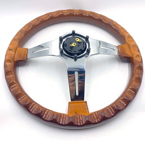 Volante Clásico Universal de Madera de Durazno de 350 mm, el Más Vendido - Product Image 2
