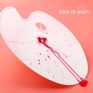 <span class=keywords><strong>Palette</strong></span> de <span class=keywords><strong>peinture</strong></span> d'artiste <span class=keywords><strong>transparente</strong></span> mise à niveau facile propre <span class=keywords><strong>palette</strong></span> de <span class=keywords><strong>peinture</strong></span> Portable acrylique claire avec Film protecteur - Product Image 3