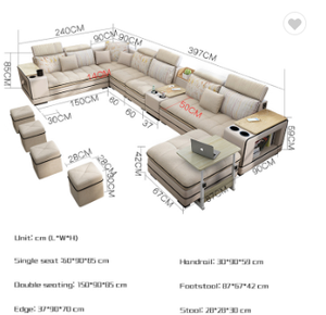 <span class=keywords><strong>Divani</strong></span> in Tessuto Stile Artigiano Scandinavo per Soggiorno, Divano Classico di Lusso in Offerta - Product Image 2