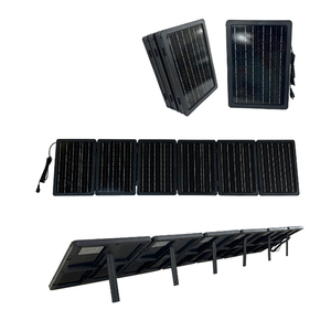 Panneau solaire monocristallin pliable portable 18V pour banque d'alimentation extérieure et générateur de camping - Product Image 5