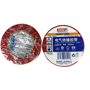 Venta al por mayor para Tesa 53988 <span class=keywords><strong>cinta</strong></span> aislante eléctrica <span class=keywords><strong>de</strong></span> PVC 19mm x 10 metros adhesivo <span class=keywords><strong>de</strong></span> goma resistente al calor rojo enmascaramiento <span class=keywords><strong>de</strong></span> un solo lado - Product Image 3