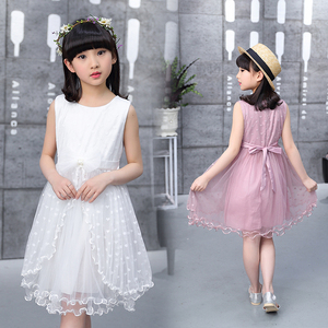 Wholesale <b>UK</b> Kids Party Wear <b>Princess</b> Chiffon Summer <b>Dresses</b> for Kids - Product Image 2