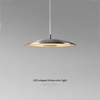 Luminaire suspendu décoratif moderne minimaliste de luxe léger, design UFO, pour salle à manger et îlot de cuisine